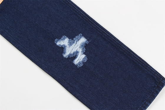 190cm Indigo azul de algodón poliéster de tejido rígido de denim para jeans