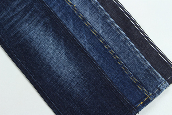 11.5 Una vez Menos de 2 dólares Crosshatch Slub Stretch Tejido de denim para jeans