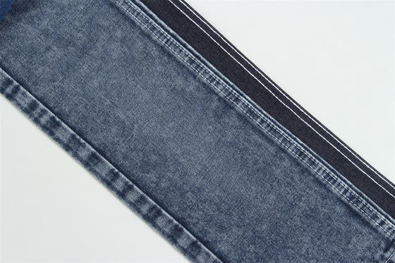 12.1 Oz Hacer una cerca de 3x1 de mano derecha con una rica textura de la superficie de algodón poliéster espandéx jeans textiles TR tejidos de denim