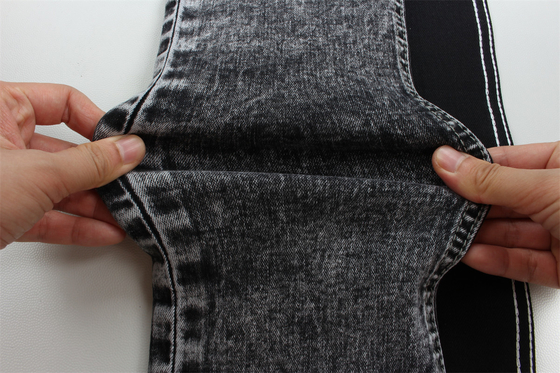 10 onzas Negro Negro Good Stretch Tejido Denim Para Jeans