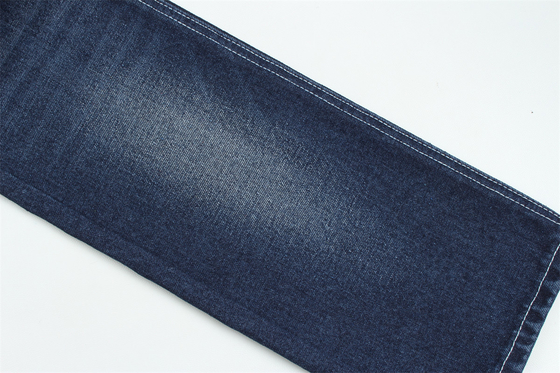 Tejido de denim de fibra reciclada en un azul muy profundo 11.5 oz Alta elasticidad