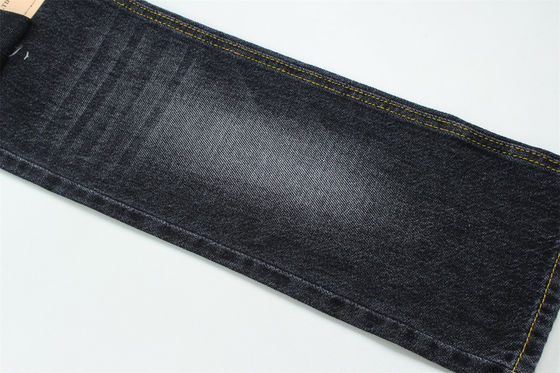 100% de algodón 12 una vez virgen algodón rígido de denim para jeans negro oscuro