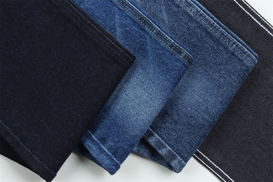 12 Una vez 99% de algodón 1% de espandéx Comfort Stretch Tejido de denim para jeans