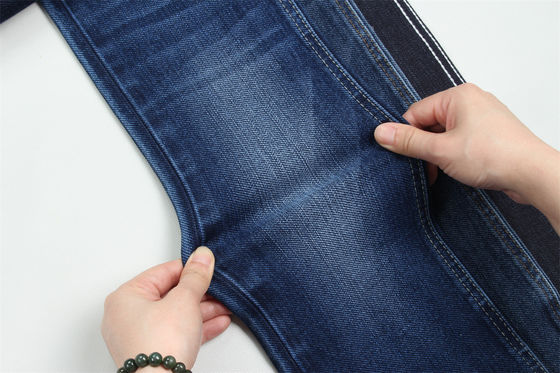 Tejido especial de denim con barra de desgaste pesado para hombres Jeans de algodón poliéster Spandex Tejido de denim