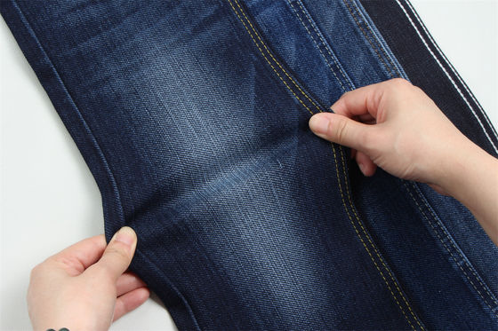 Tejido especial de denim con barra de desgaste pesado para hombres Jeans de algodón poliéster Spandex Tejido de denim