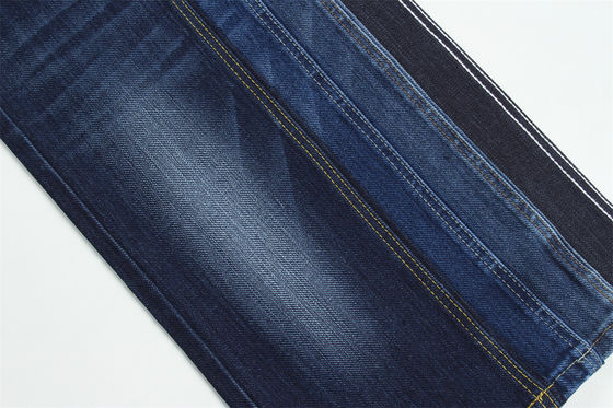 Tejido especial de denim con barra de desgaste pesado para hombres Jeans de algodón poliéster Spandex Tejido de denim