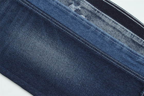 Tejido de mezclilla rígido en color azul oscuro de 15.5 OZ para soluciones de abastecimiento de materia prima