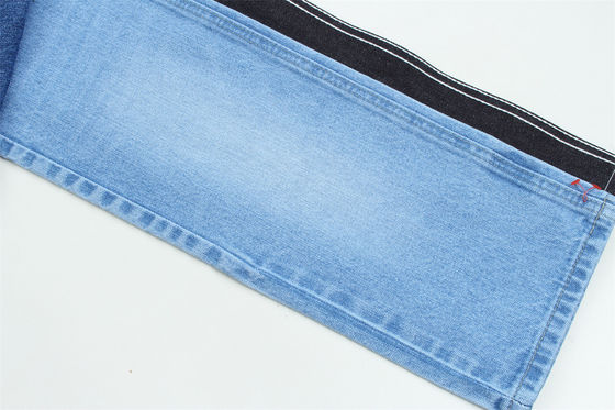 Tela de mezclilla rígida de 12.5 oz con trama gruesa para jeans de marca 100% algodón azul súper oscuro