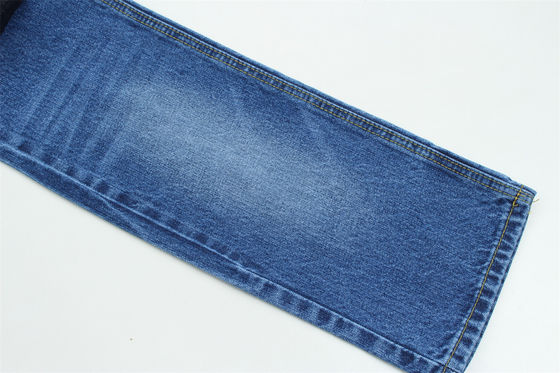 Tela de mezclilla rígida de 12.5 oz con trama gruesa para jeans de marca 100% algodón azul súper oscuro