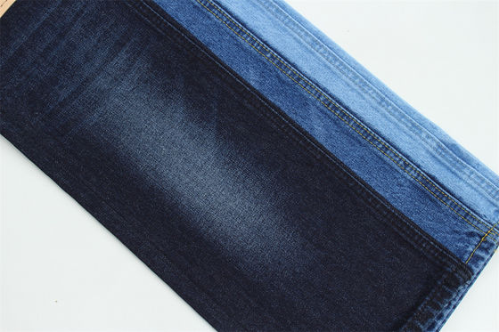 Tela de mezclilla rígida de 12.5 oz con trama gruesa para jeans de marca 100% algodón azul súper oscuro