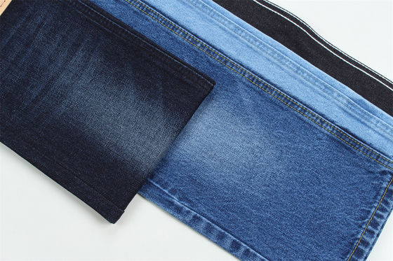 Tela de mezclilla rígida de 12.5 oz con trama gruesa para jeans de marca 100% algodón azul súper oscuro