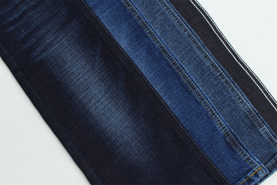 Tela de denim de estiramiento bajo para hombres Jeans Crosshatch Slub