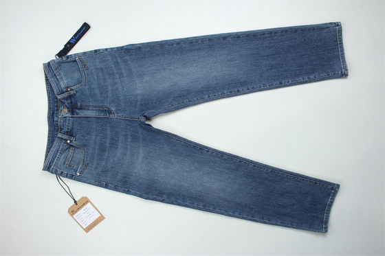 11 oz Jacquard Full Lycra Dobby Denim Tejido para Jeans