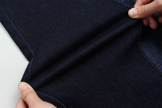 Jacquard Denim de alto estiramiento Tejido Dobby Lycra completo para pantalones vaqueros Ancho 58/59"