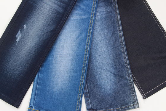 Tejido de algodón superior de poliéster espandéx de estiramiento de láminas de denim para jeans a América del Sur