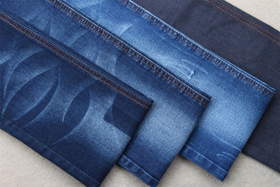 Tejido de denim azul oscuro para niños y mujeres Jeans