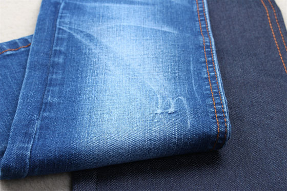Tejido de denim azul oscuro para niños y mujeres Jeans