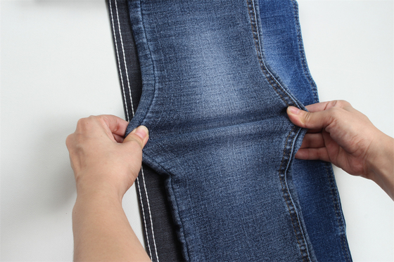 Tejido vaquero de mezclilla súper elástico con textura cruzada de 10 oz para jeans de hombre o mujer, estilo sudamericano