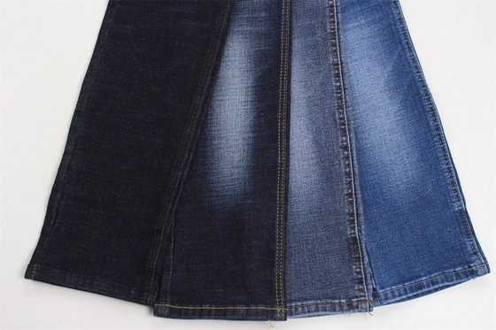 Tejido vaquero de mezclilla súper elástico con textura cruzada de 10 oz para jeans de hombre o mujer, estilo sudamericano