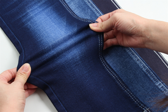 11.5 Oz Super Estiramiento Satén Tejido Denim para Mujeres Jeans