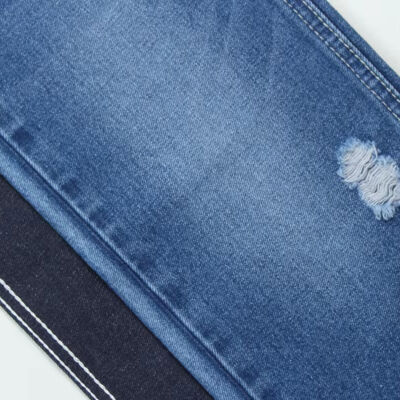 Venta caliente 2025 Tela de mezclilla 100% algodón de 10.2 oz con buen precio, estilo novio para jeans