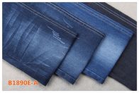 Algodón mercerizado del 60% tela respirable del jean elastizado de la gata de 11 onzas para los vaqueros