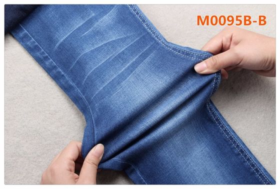 Buen precio tela estupenda del jean elastizado de Tencel del algodón 9oz 50 12 del 132cm para las capas de los pantalones en línea