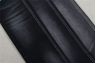 la empresa de la comodidad de 9.5oz Eco recicló la tela negra material del dril de algodón del jean elastizado polivinílico