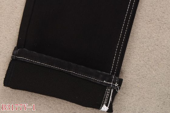 Rayón hecho punto falsificación del poliéster 3 del algodón 23 de la tela 73 del dril de algodón del TR 12.3oz Surlfur 1 Spandex