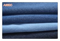 TC respirable 62 63&quot; el alto llevar azul claro del trabajo de la tela 8.2oz del jean elastizado