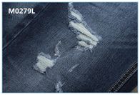 Tela profunda de 373 del G/M 11 onza Azul Cotton Stretch Slub Denim tejanos de la tela