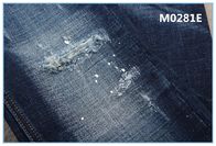 tela de materia textil del dril de algodón de la marca de rayitas cruzadas del algodón de 373g 11oz el 58% para los vaqueros de los hombres