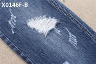 9,1 tela azul marino del tejano de algodón del desencolado 100 de la onza para los vaqueros del estilo del novio