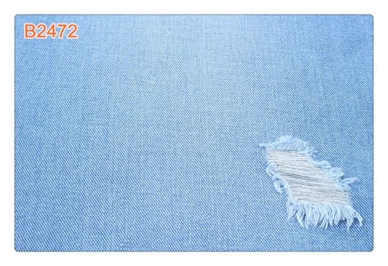 Stocklot 10E X 7TC que sanforiza 11oz 62 63" tela cruda de la tela cruzada del dril de algodón de la anchura