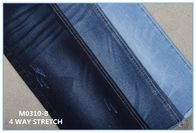 Tela del jean elastizado de la manera de Spandex 4 del poliéster 2 del algodón 13 de la onza 85 de los vaqueros 10,5