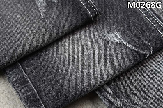 Azufre de la tela del dril de algodón de Spandex del poliéster del algodón de la tela cruzada negro con la sanforización del acabamiento