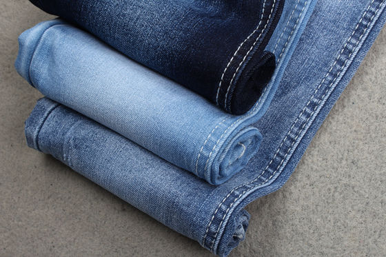 Algodón Spandex polivinílico de la tela del dril de algodón de los vaqueros de azules añiles para la fábrica de la ropa