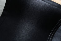 Tela estupenda de los tejanos elásticos de Legging del dril de algodón del negro del estiramiento del algodón del 75%