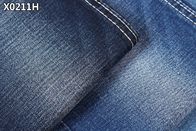 58/59&quot; azules añiles materiales de los vaqueros de los hombres de la tela del dril de algodón de la marca de rayitas cruzadas de la anchura