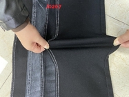 Alta tela del dril de algodón del negro del estiramiento de 10,2 onzas para los pantalones de la muchacha de los vaqueros de las mujeres