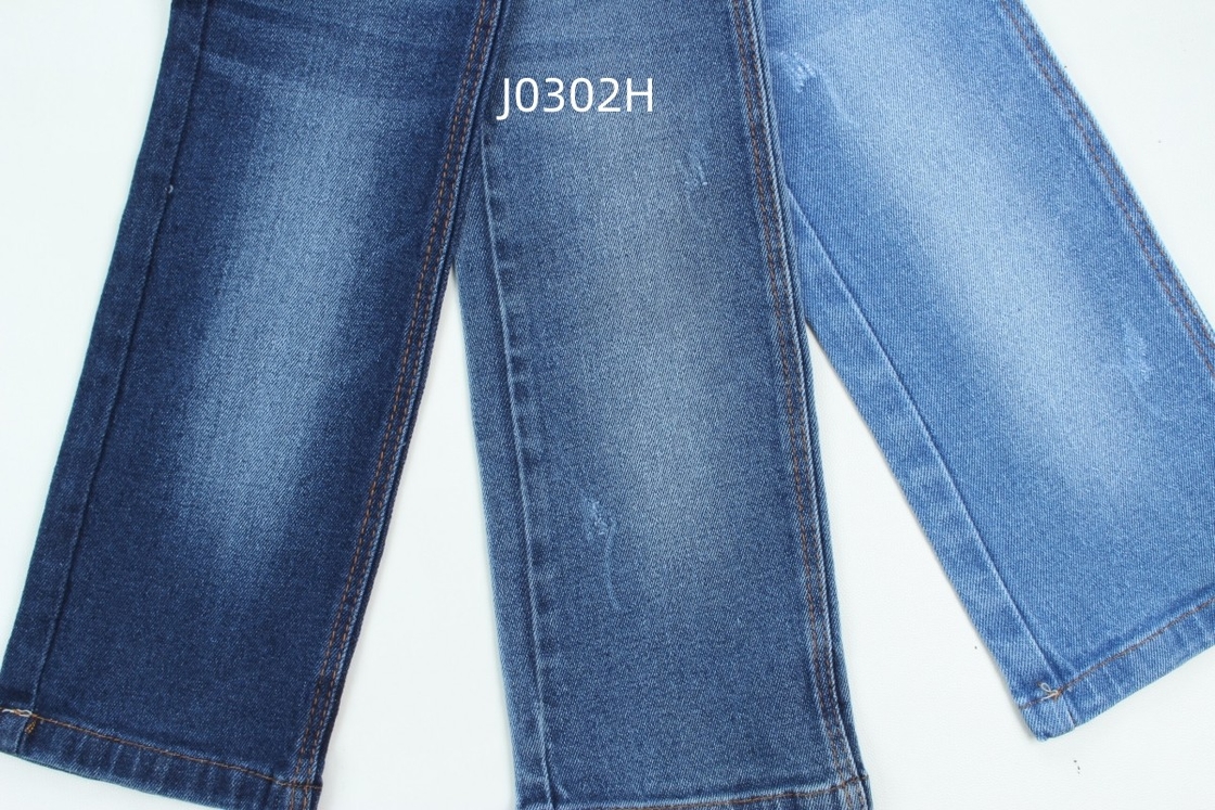 2024 Venta caliente 11 Oz Azul Oscuro Estiramiento Tejido Tejido De Denim Para Jeans