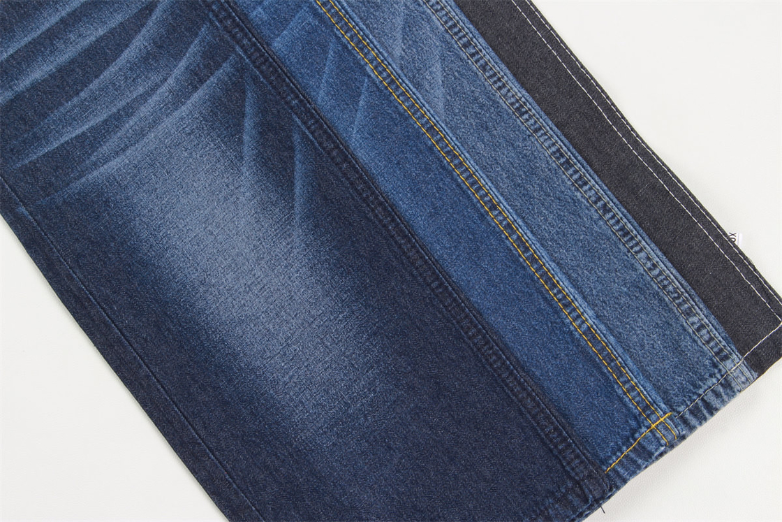 Peso ligero 7.5 Una vez 190 Cm 100% algodón jeans rígidos camisetas de denim tela