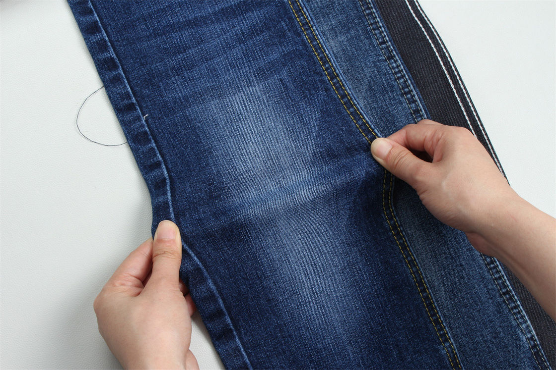 12 oz de tejido de denim super pesado para hombre Jeans bonito Warp Slub baja estiramiento