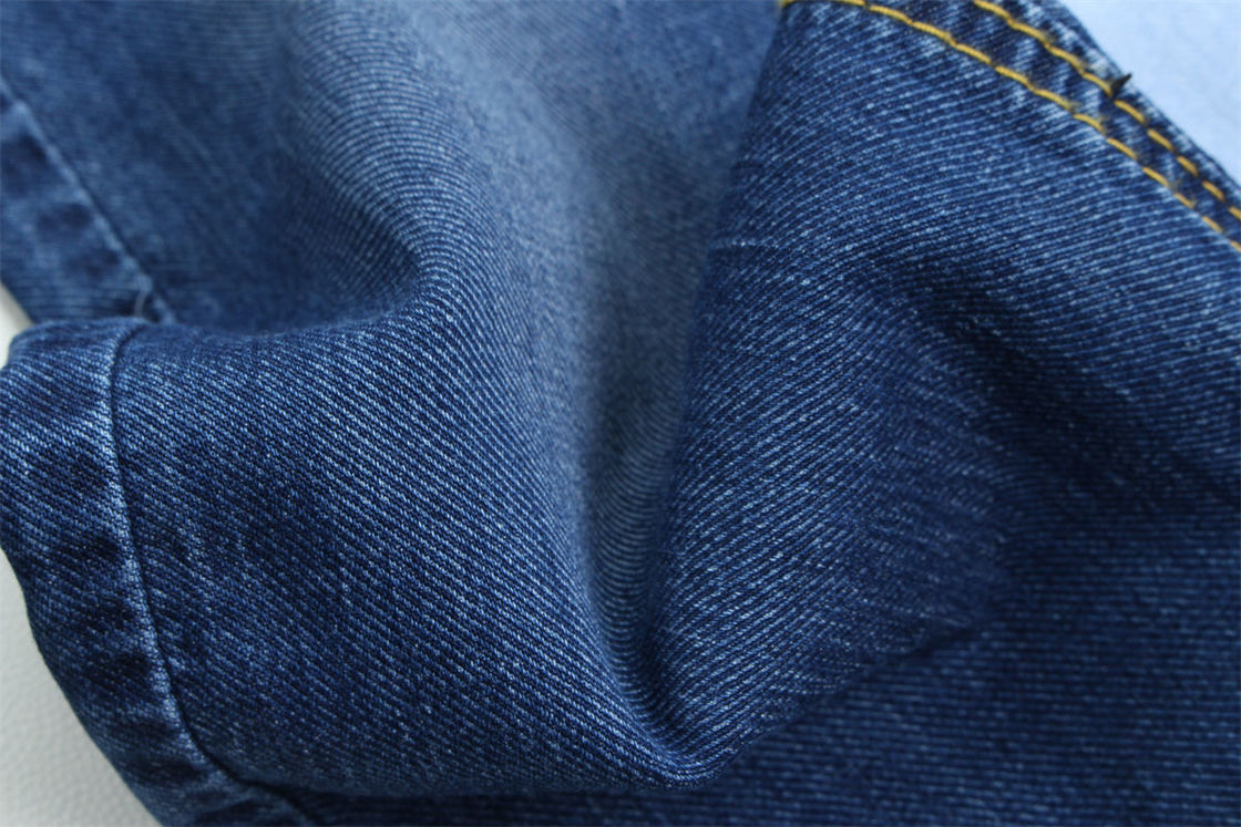 Tejido vaquero Tencel muy suave y de baja elasticidad de 6 oz para camisas y vaqueros infantiles, súper fino, cómodo y transpirable