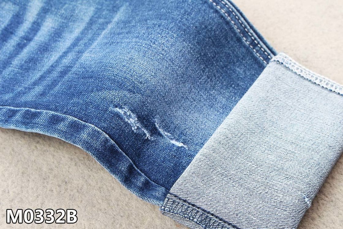 Compuesto de algodón 100% 11,3 oz Color azul oscuro Tejido denim para jeans Tejido denim