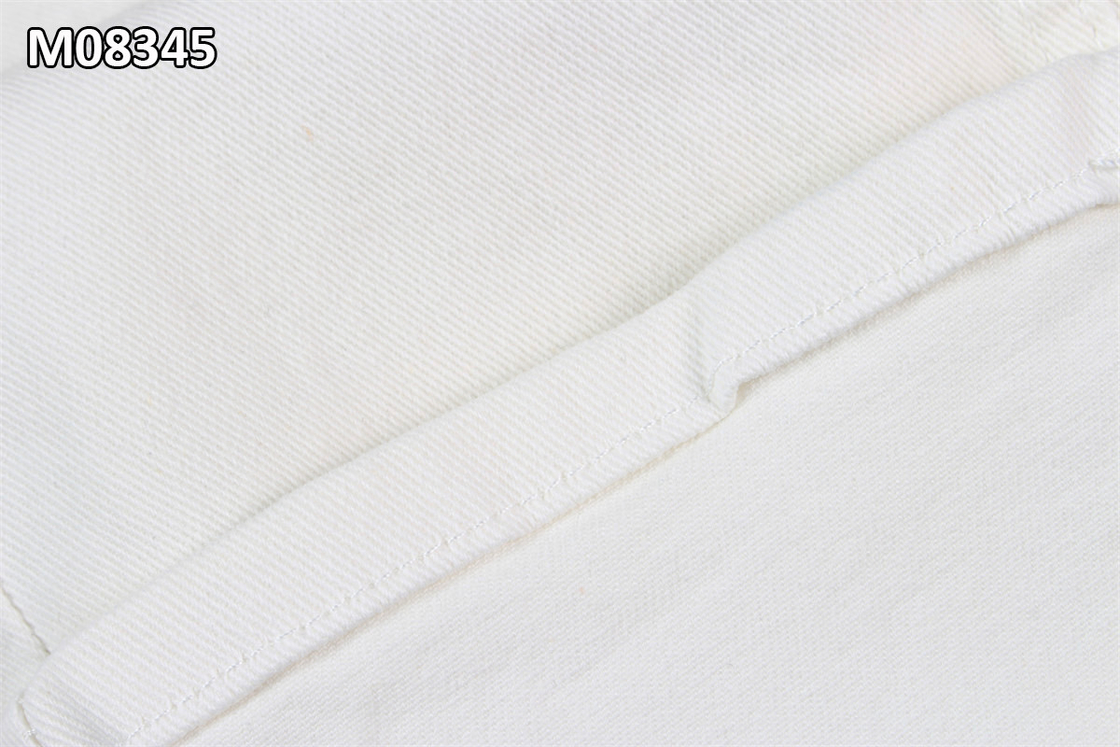 9.7OZ Preparar para teñir Tejido de denim blanco RFD Tejido de jeans Frío Tinta de prendas