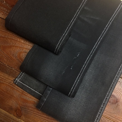 Color negro 9oz de los vaqueros de la tela del dril de algodón del material de algodón de Tencle