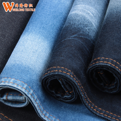 Color azul marino pesado de la tela de los vaqueros del estiramiento de Supplex Lycra