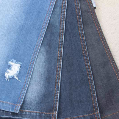 Vaqueros franceses 100% de Terry Knitted Denim Fabric For del algodón del añil