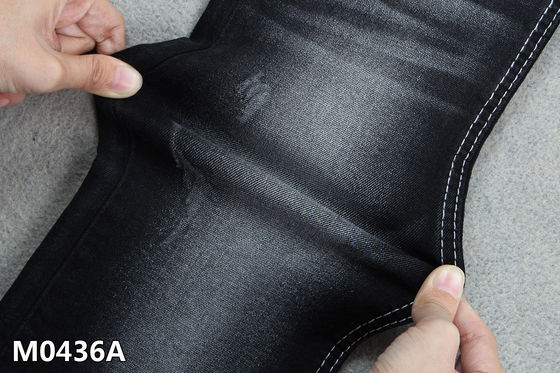 Buen precio Color negro el 2% alto Spandex de la tela del dril de algodón de 10,4 onzas 3/1 tela cruzada de la mano derecha en línea